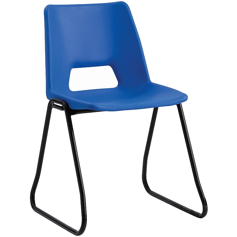 Academy Poly Skid Base Stacking School Chairs