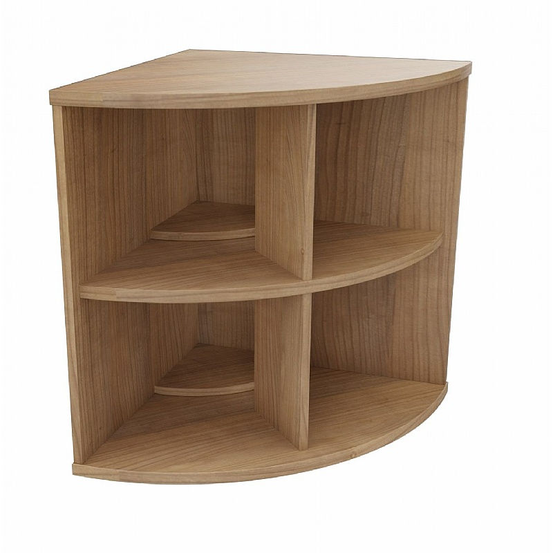 Unified Desk High Radial Bookcases