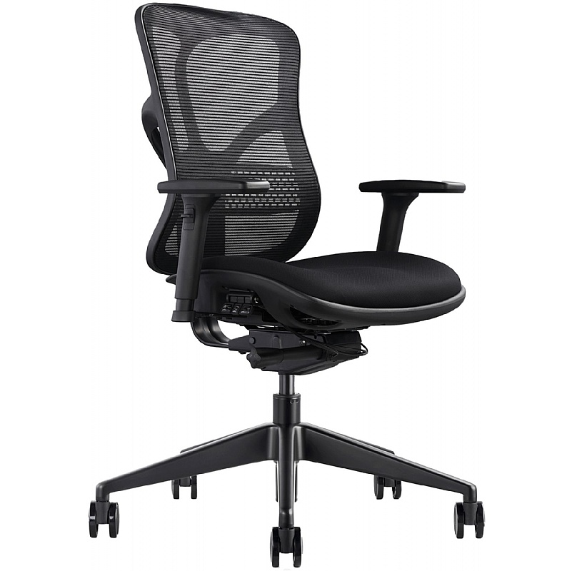 F94 Stealth Ergonomic Mesh and Fabric Office Chair - Office Chairs