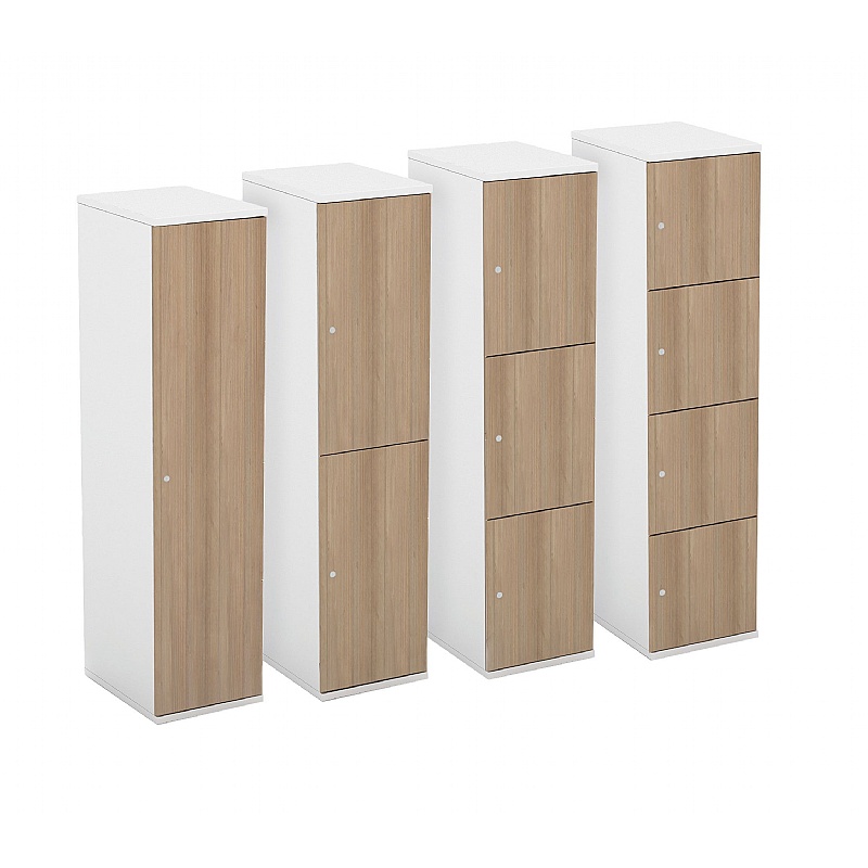 Unified Duo Wooden Office Lockers