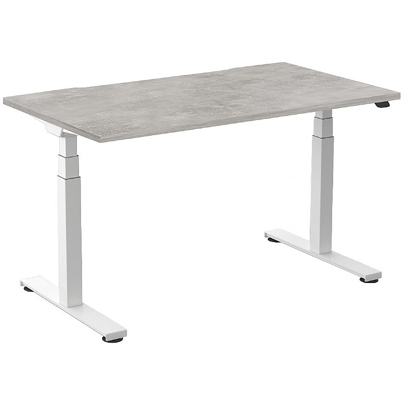 Aviator Electric Height Adjustable Rectangular Office Desks - Office Desks