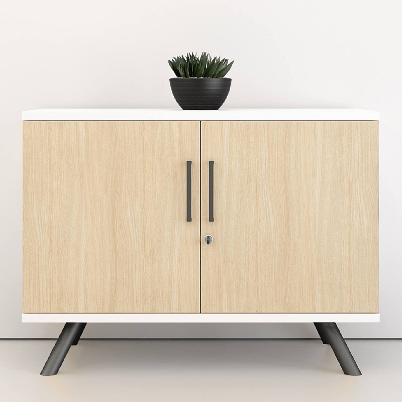 Flare 2 Door Credenza Office Storage Unit