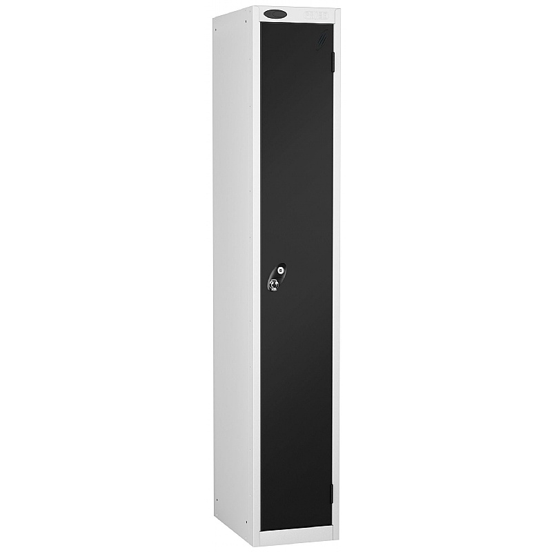 Atom Antibacterial Probe II Lockers With White Carcass - Hasp & Staple Lock - Office Storage