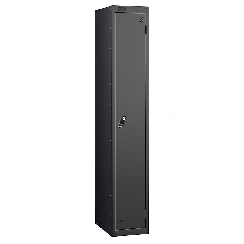 Atom Antibacterial Probe II Lockers With Black Carcass - Hasp & Staple Lock - Office Storage