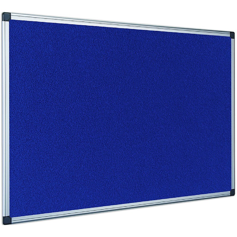 Bi Office Fire Retardant Aluminium Framed Felt Noticeboards - Display Equipment