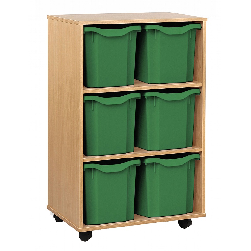 Classic Vertical 6 Jumbo Tray Storage