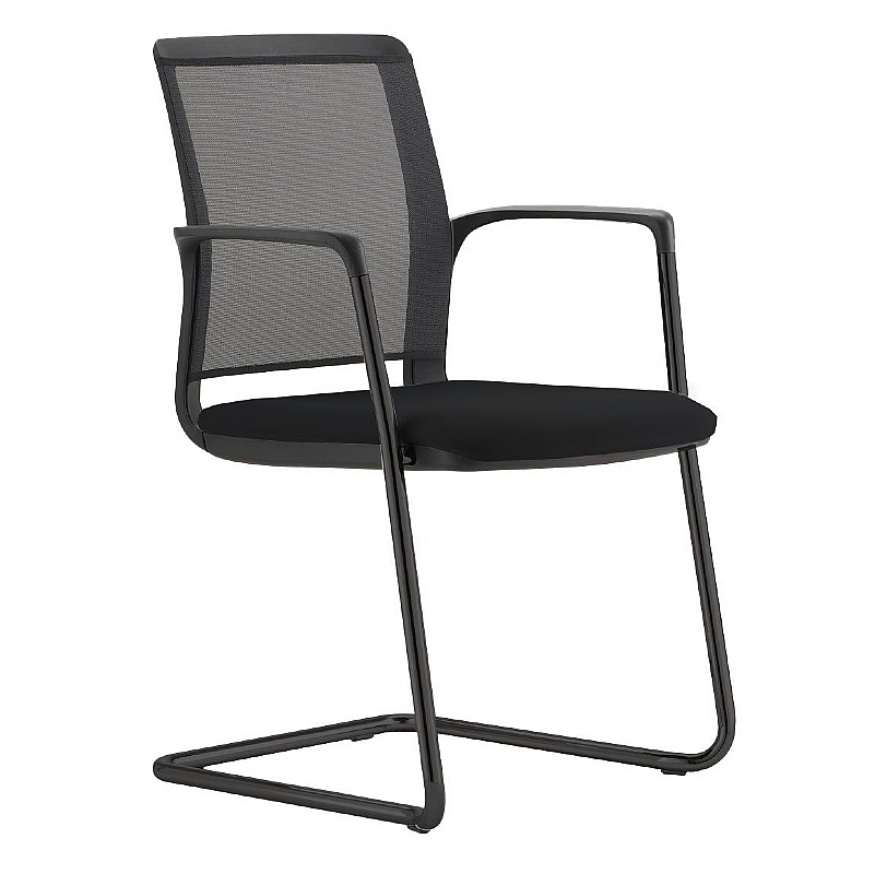 Madrid Cantilever Mesh Back Meeting Chair