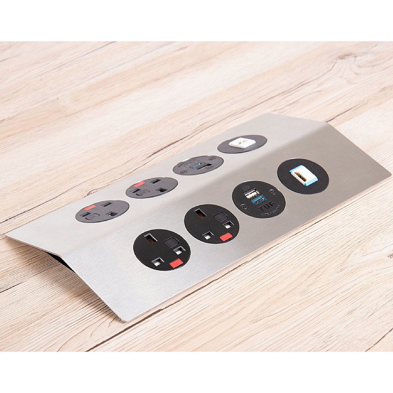 Peak Boardroom Table Power Modules from our Meeting Room range.