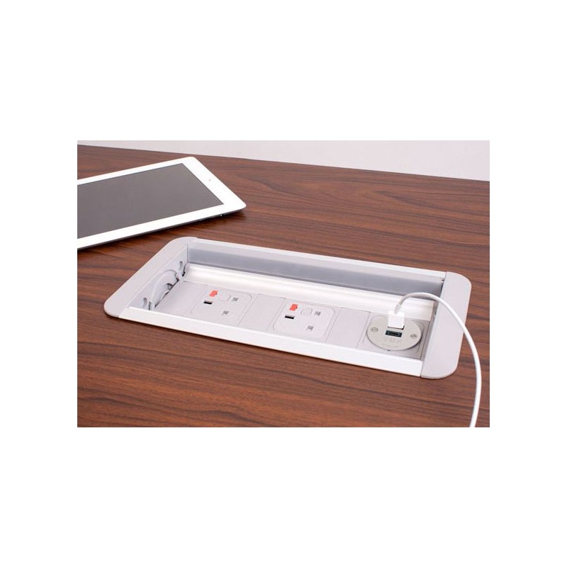 Prism Boardroom Table Power Modules from our Meeting Room range.