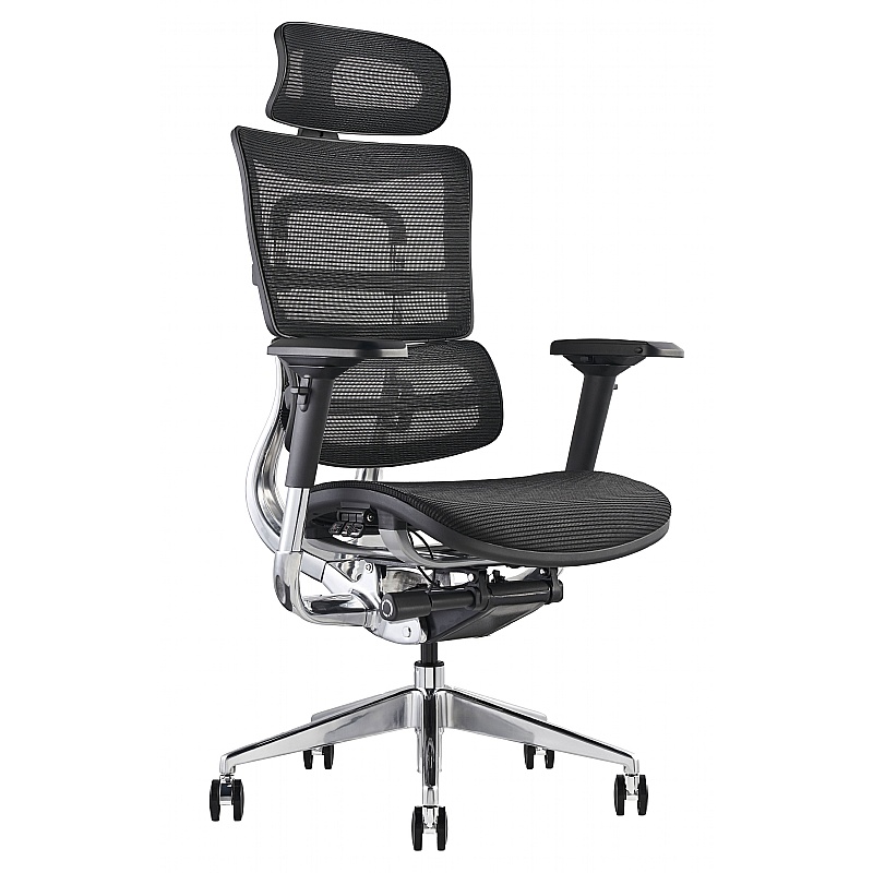 i29 24 Hour Ergonomic All Mesh Office Chair with Headrest - Office Chairs