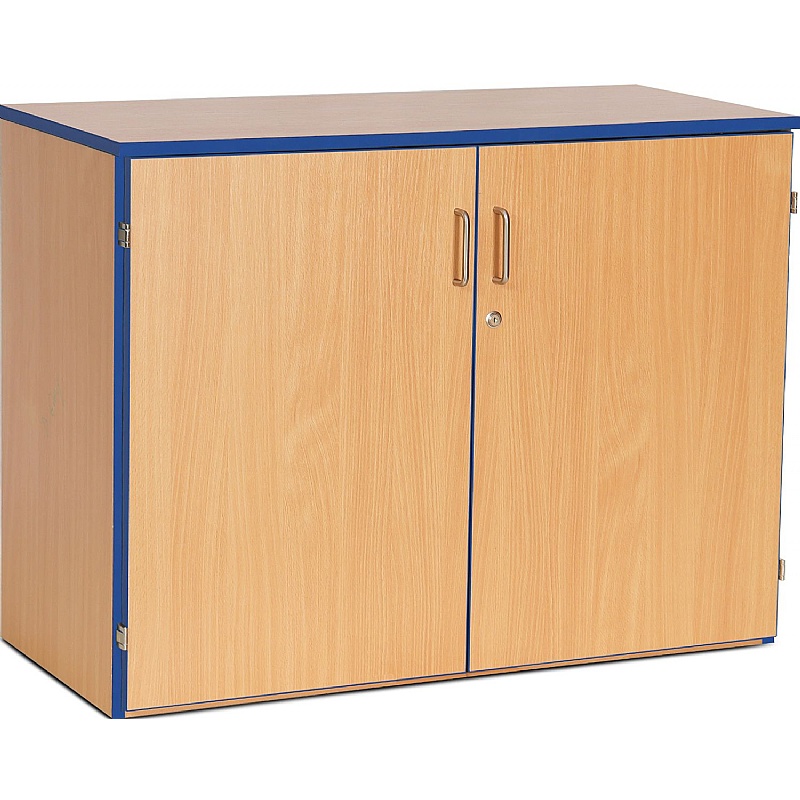 Coloured Edge School Cupboards - School Furniture