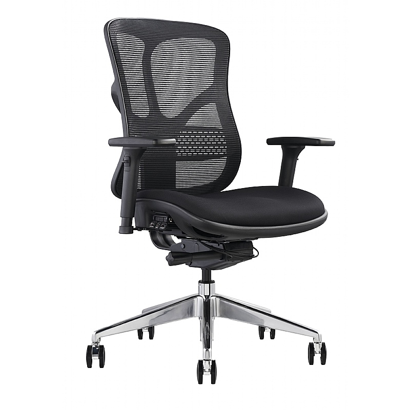 F94 Ergonomic Mesh and Fabric Office Chair - Office Chairs