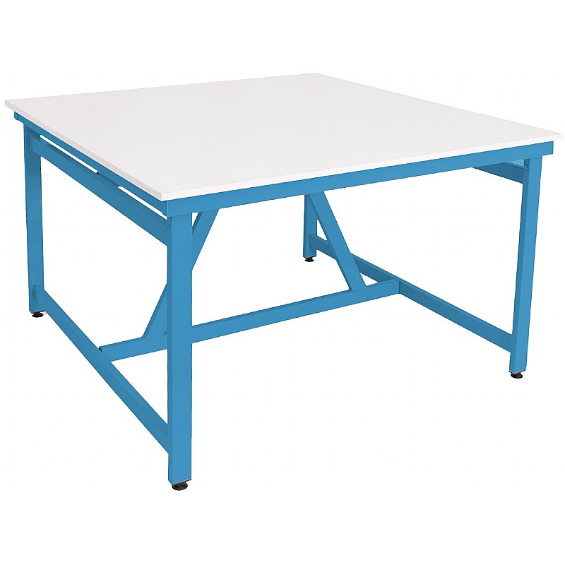 Arts Crafts and Project School Table Small Blue