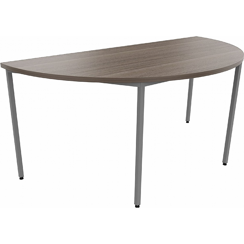 Unified Multipurpose Semi-Circular Office Tables