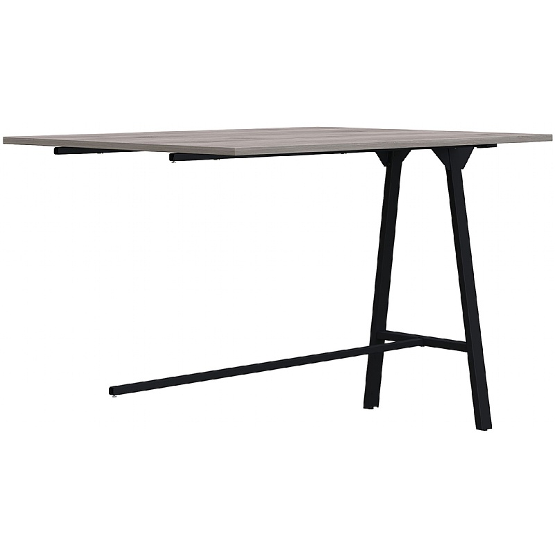 Atomic Rectangular High Breakout and Meeting Extension Tables Black