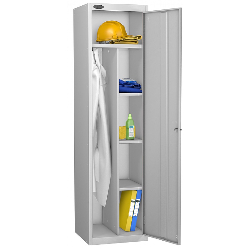 Atom Probe Antibacterial Uniform Lockers - Hasp & Staple Lock