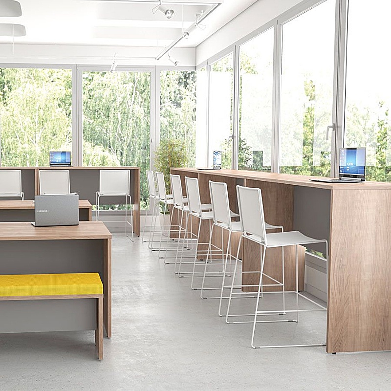 Nimbus Panel End High Rectangular Breakout and Meeting Tables from our ...