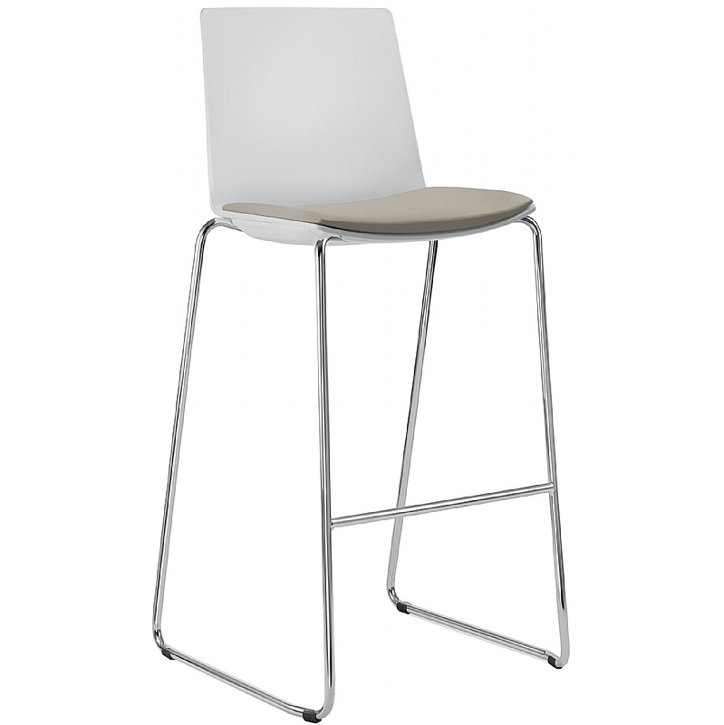 Stratus Meeting and Breakout Stool with Seat Pad - Breakout & Canteen