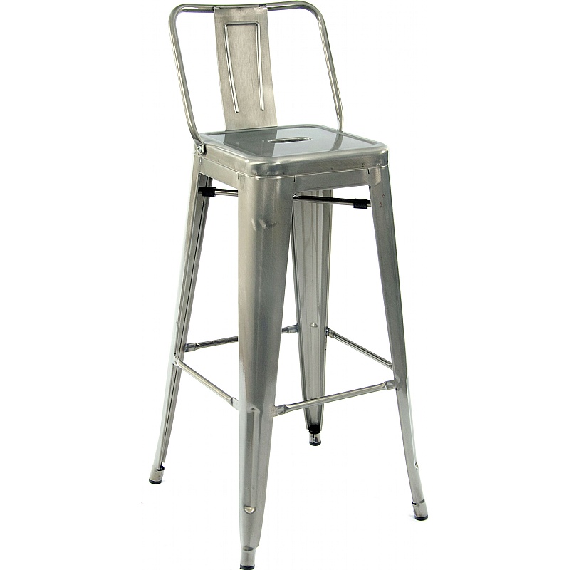 Sorrento Steel Breakout and Cafe Stools with Backrest