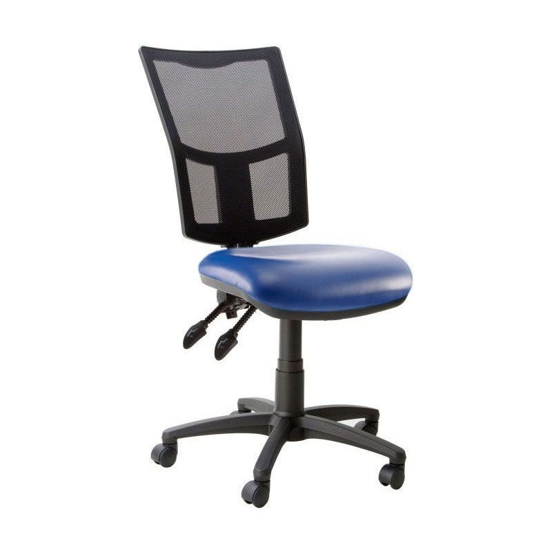 Haddon 2-Lever Mesh Back Vinyl Operator Chairs