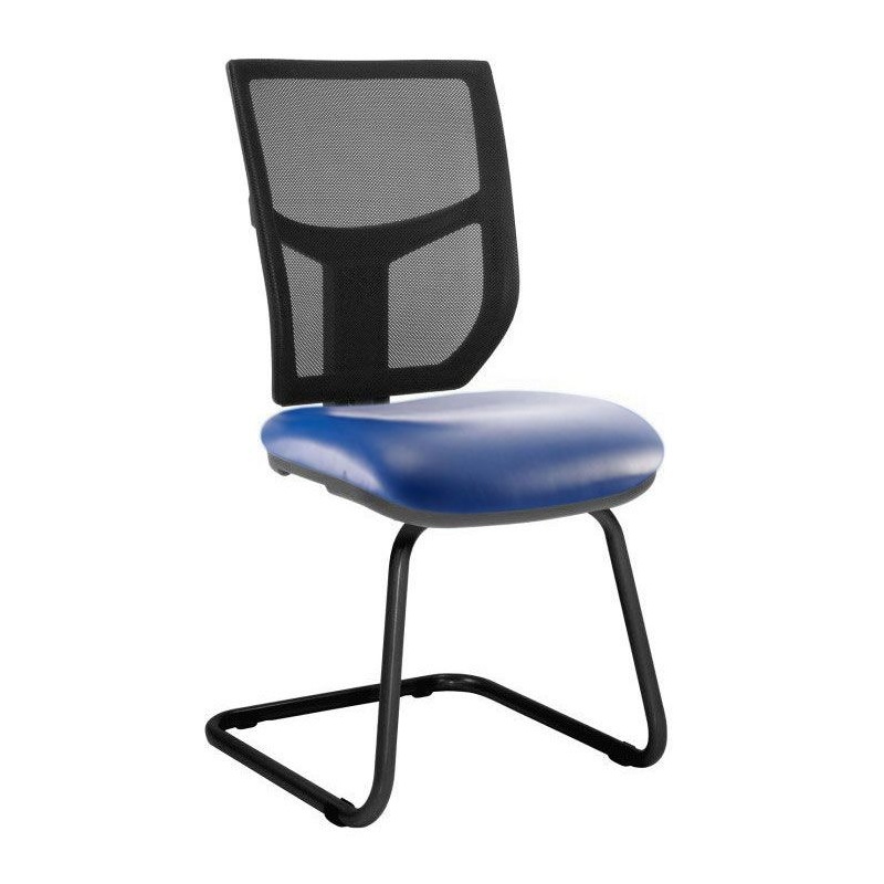 Haddon Mesh Back Vinyl Visitor Chairs