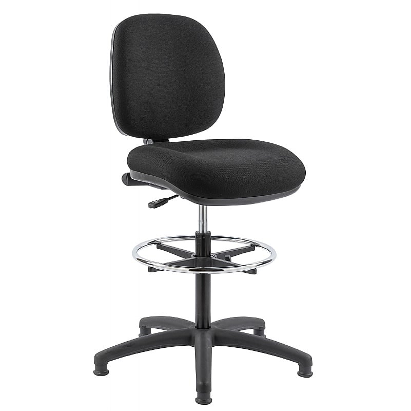 Ergo Fabric Draughtsman Chair