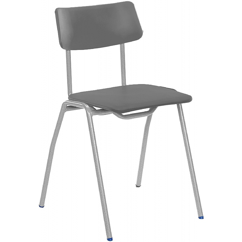 BS Poly Stacking School Chairs Charcoal
