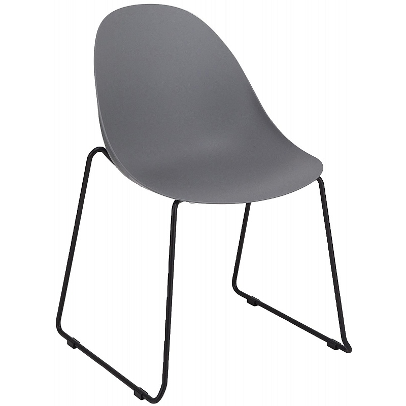 Muse Skid Base Breakout and Cafe Chairs Grey