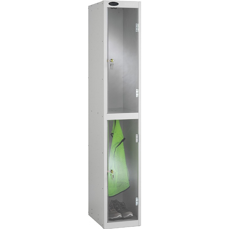 Atom Probe Antibacterial Anti-Theft Clear Door Lockers