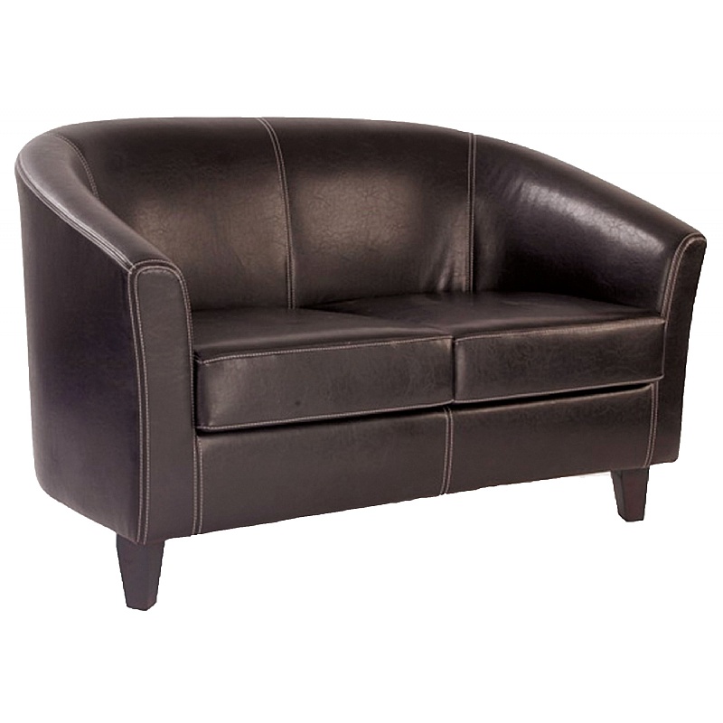 Metro Bonded Leather Tub Sofas