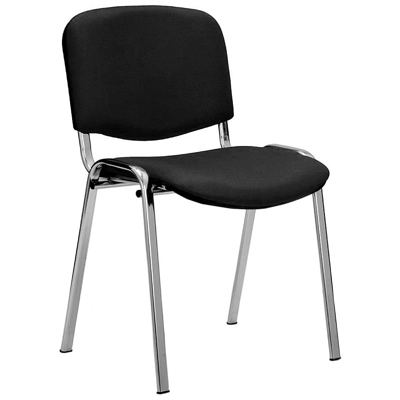 SwiftStack Chrome Frame Vinyl Stacking Conference Chairs