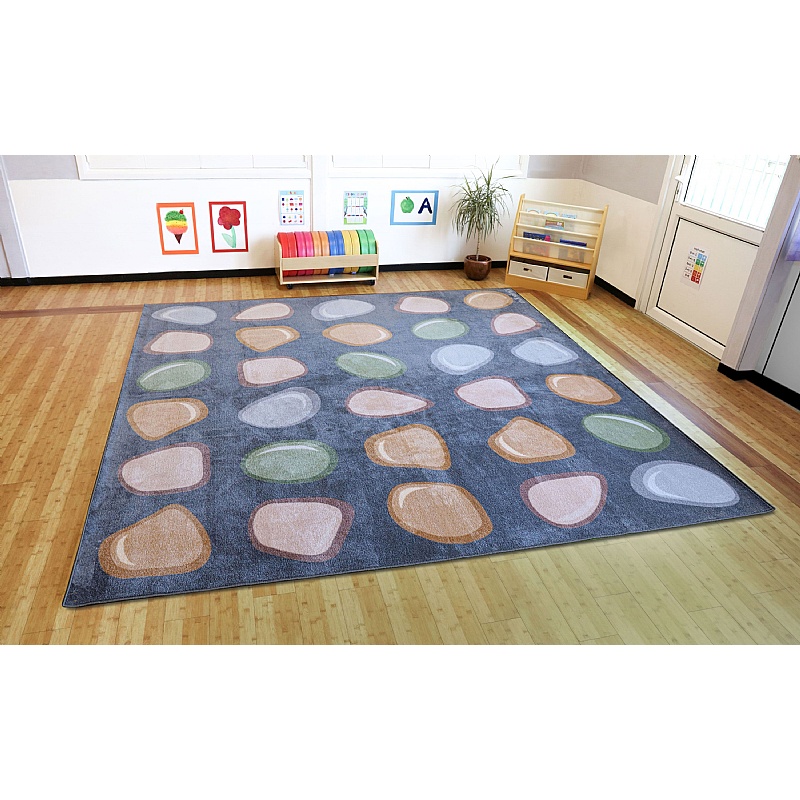 Natural World Pebble Placement Carpet - School Furniture