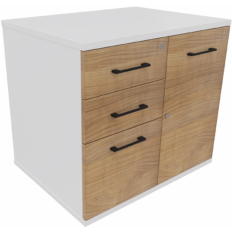 Unified Duo Combi Desk High Office Storage