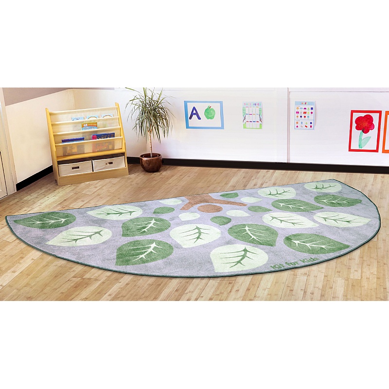 Natural World Semi-Circle Placement Carpet