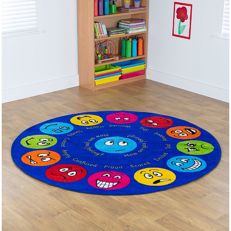 Emotions Interactive Round Carpet