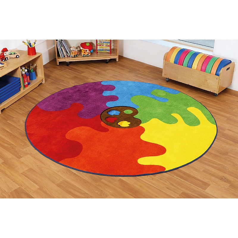 Rainbow Colour Palette Carpet