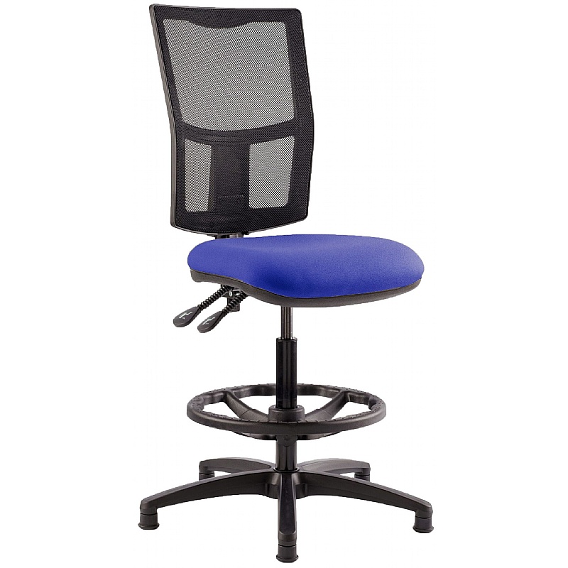 Haddon Mesh Back Draughtsman Chairs