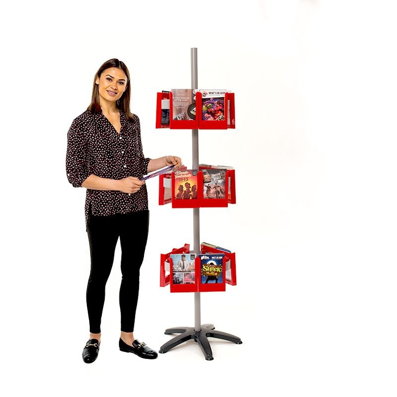 Expanda-Stand Freestanding Carousel Leaflet Dispensers