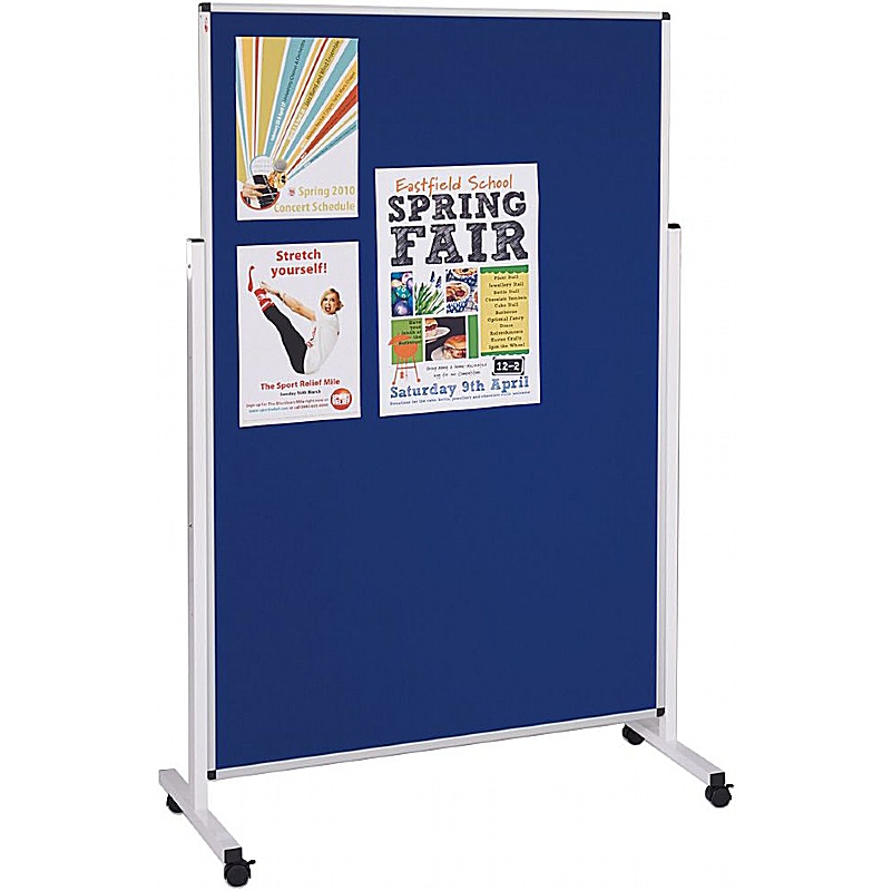 InfoHub Height Adjustable Mobile Noticeboards