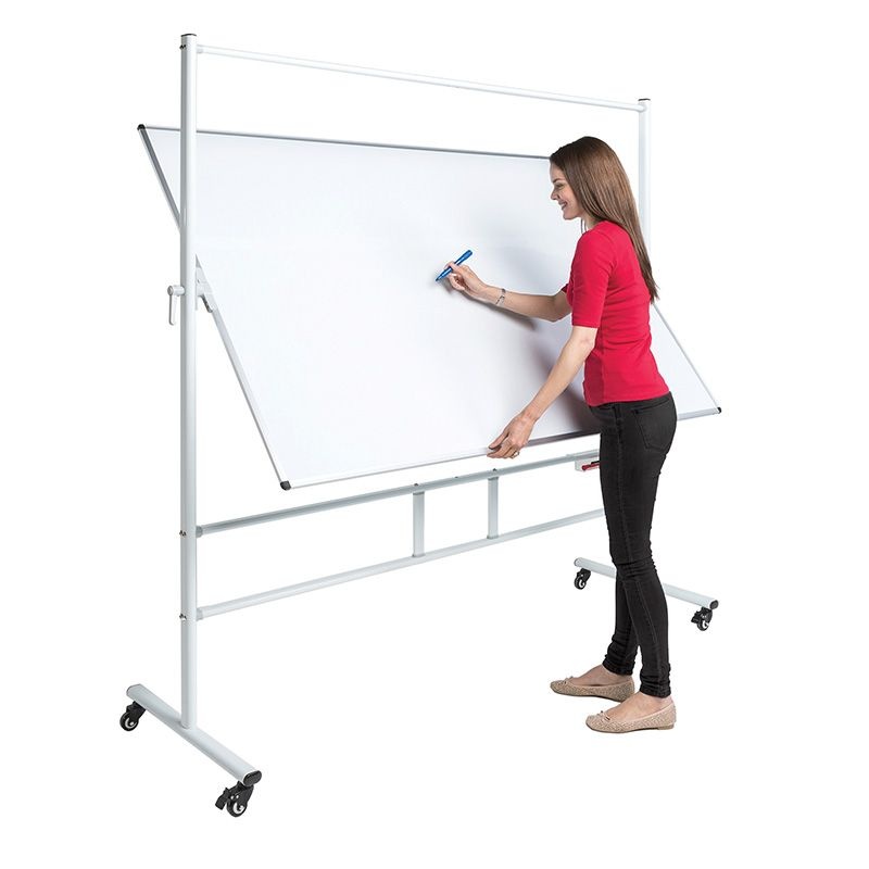 WriteOn Non-Magnetic Angle Revolving Whiteboards