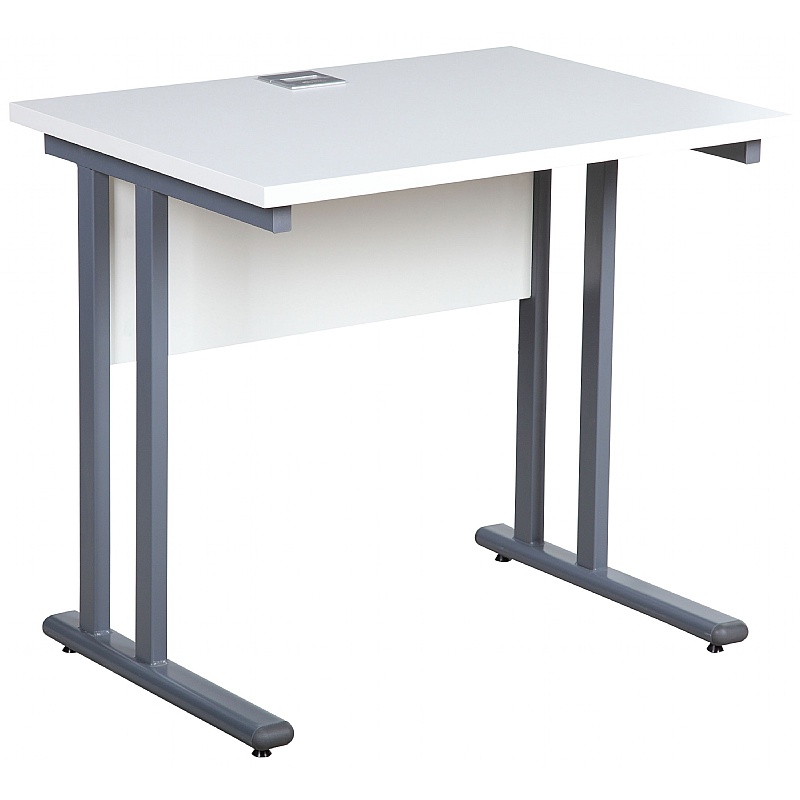 Horizon Compact Deluxe Rectangular Cantilever Office Desks