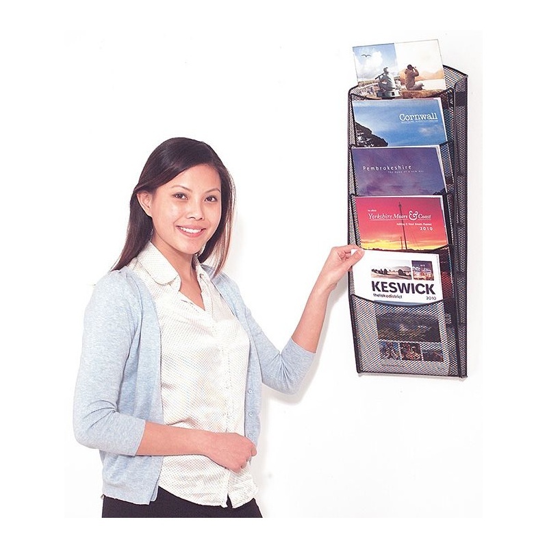 Mesh Wall Mounted Leaflet / Brochure Dispensers