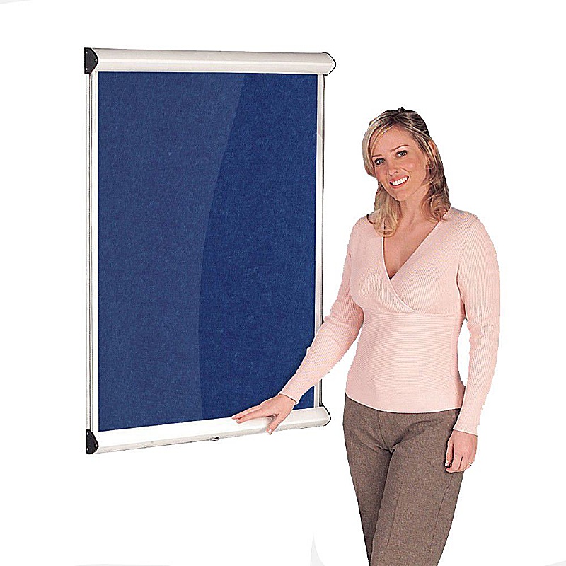 Resist-a-Flame Shield Noticeboard with Lift-Off Cover
