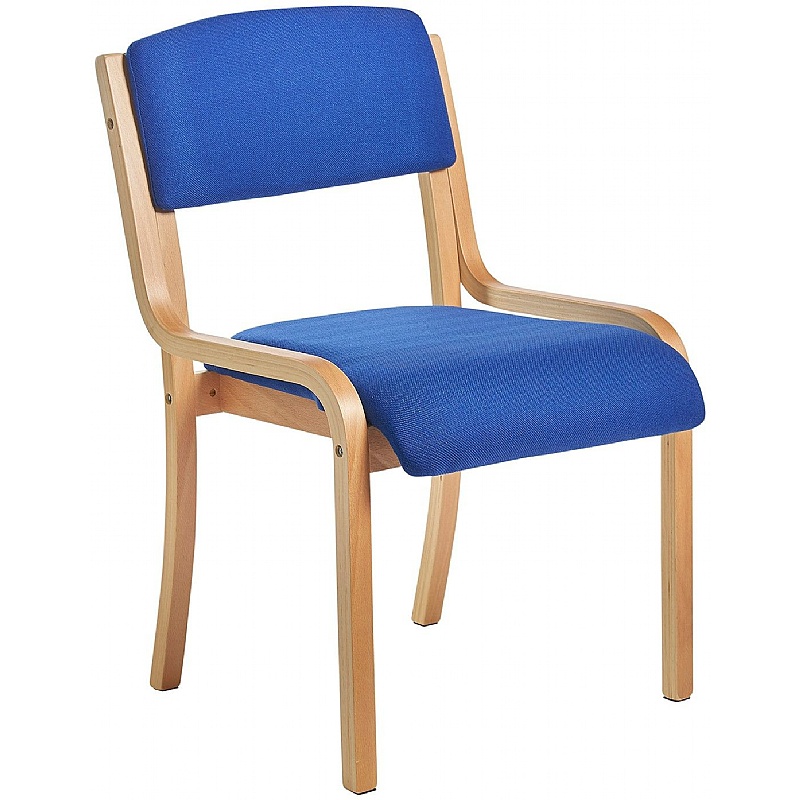 Prague Wooden Frame Stacking Office Chairs