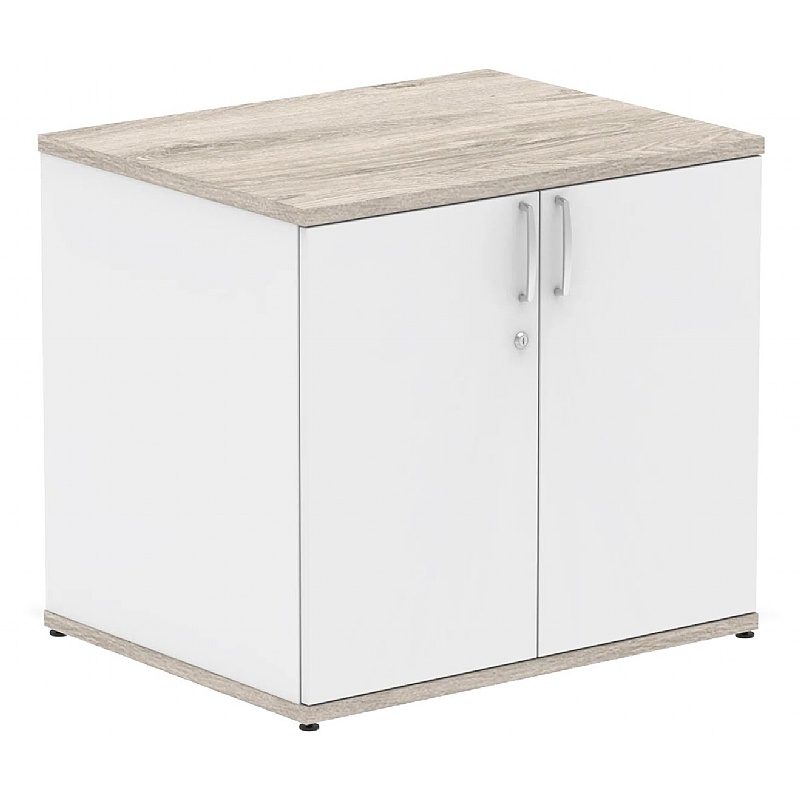 Flex Duo Desk High Wooden Office Cupboards