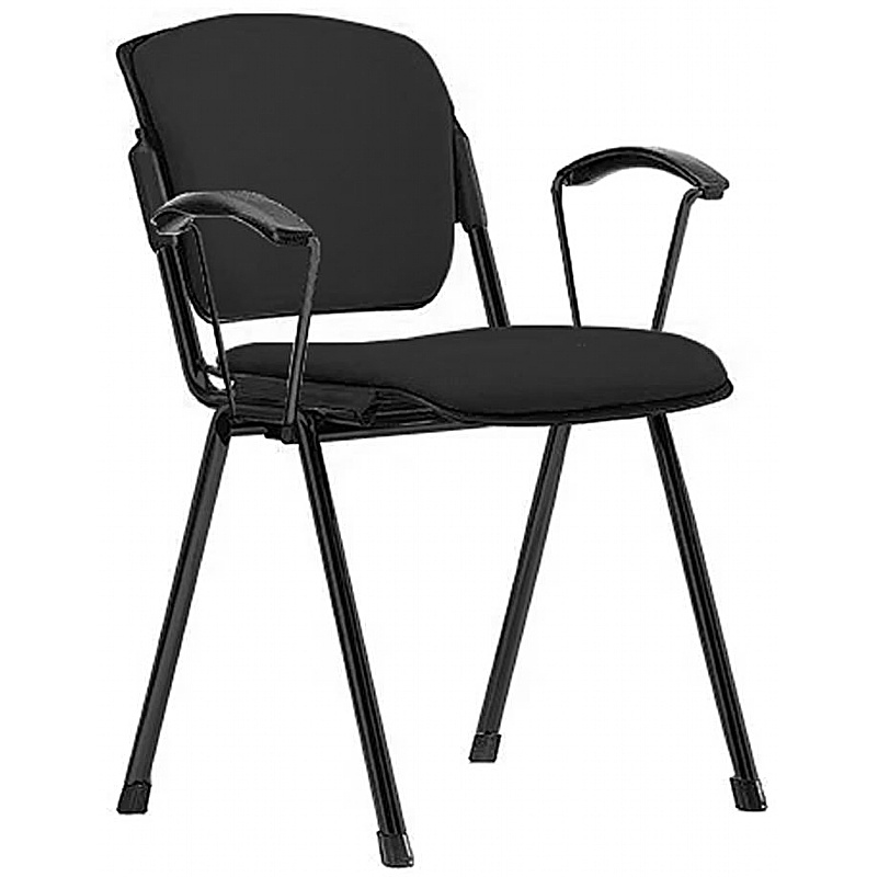 Mia Plus Upholstered Stacking Conference Chairs with Arms