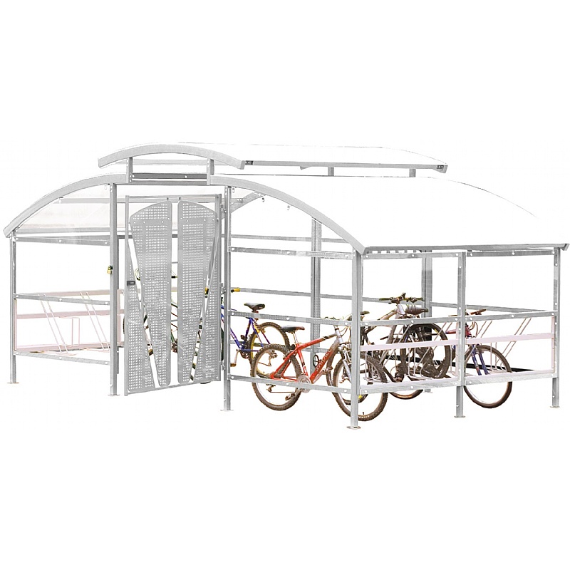 Fortress Secure Bicycle Compound Shelters from our Bike Storage range.