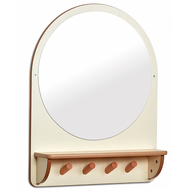 Home from Home Wall Mirror with Hooks