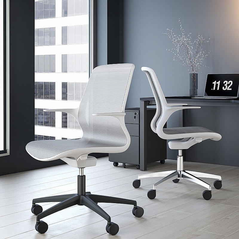 Tempo Bianca Agile Mesh Task Chairs from our Mesh Office Chairs range.