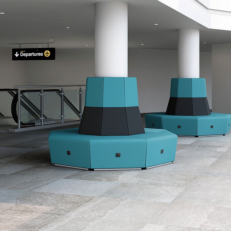 Fifteen High Back Modular Reception Seating from our Reception Seating ...